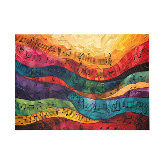Rhapsody of Color Waves Jigsaw Puzzle - Peatsy