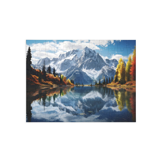 Autumn Lake Reflections Jigsaw Puzzle - Puzzle - Peatsy Puzzles