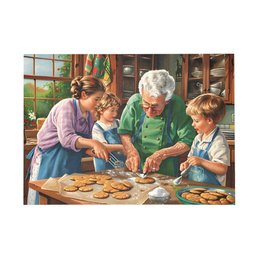 Baking with Grandma's Love Jigsaw Puzzle - Puzzle - Peatsy Puzzles