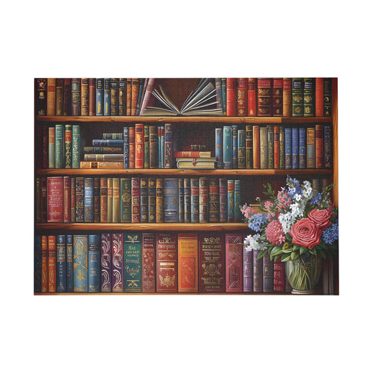 Bibliophile's Dream Shelves Jigsaw Puzzle - Puzzle - Peatsy Puzzles