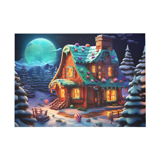 Christmas Cabin Jigsaw Puzzle - Puzzle - Peatsy Puzzles