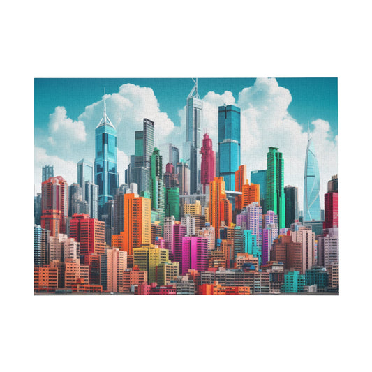 City Colors Jigsaw Puzzle (252, 500, 1000-Piece) - Puzzle - Peatsy Puzzles