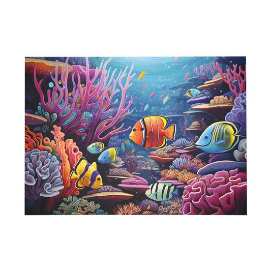 Coral Reef Wonder: Colorful Fish Puzzle - Puzzle - Peatsy Puzzles