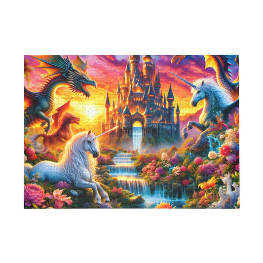 Enchanted Evening at the Fairytale Castle Jigsaw Puzzle - Puzzle - Peatsy Puzzles