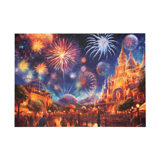 Enchanted Evening Fireworks Spectacular Jigsaw Puzzle - Puzzle - Peatsy Puzzles