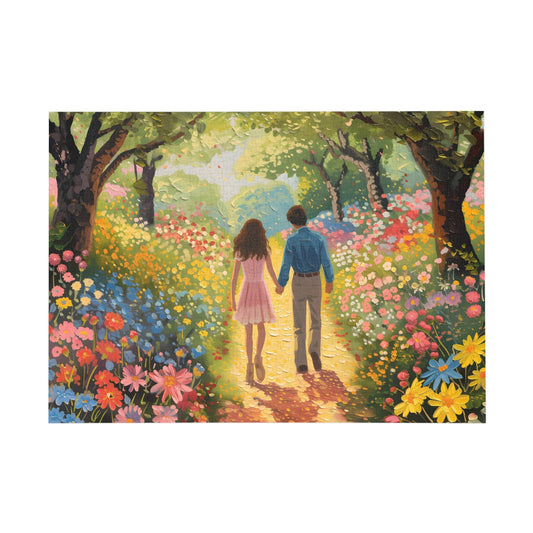 Enchanted Garden Stroll Jigsaw Puzzle - Puzzle - Peatsy Puzzles