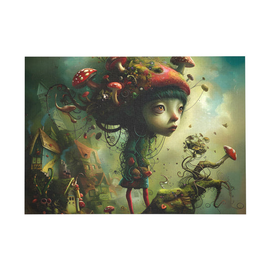 Enchanted Mushroom Dreamland Jigsaw Puzzle - Puzzle - Peatsy Puzzles