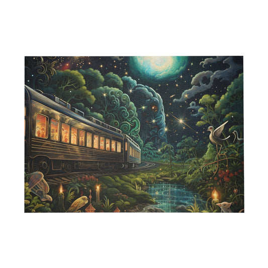 Enchanted Night Express Jigsaw Puzzle (252, 500, 1000-Piece) - Puzzle - Peatsy Puzzles