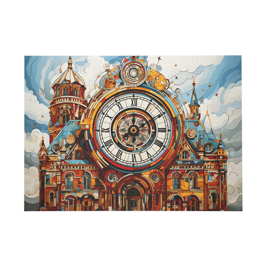Enchanted Timekeeper Castle Jigsaw Puzzle - Puzzle - Peatsy Puzzles