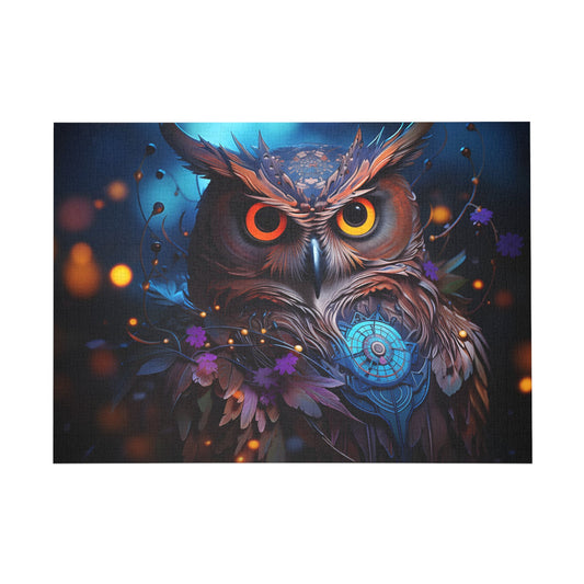 Enchanted Twilight Owl: A Mystical Jigsaw Puzzle Experience - Puzzle - Peatsy Puzzles