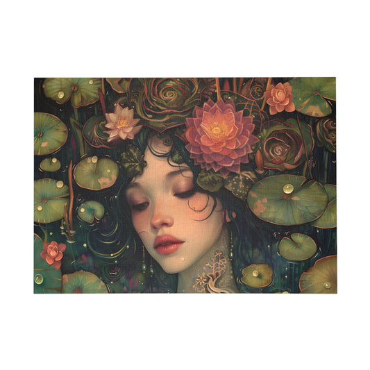 Enchanted Water Lily Dreams Jigsaw Puzzle - Peatsy