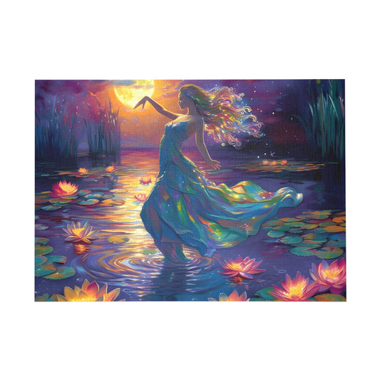 Enchanted Waterlily Dance Jigsaw Puzzle - Puzzle - Peatsy Puzzles