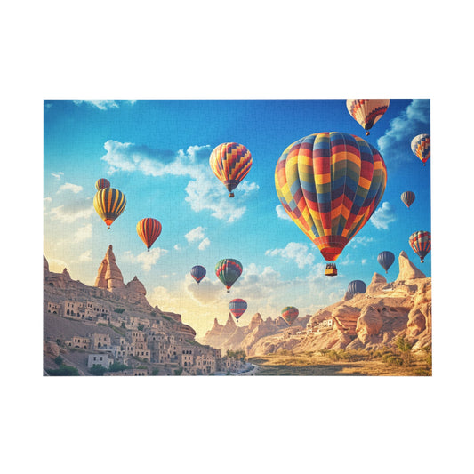 Hot Air Balloons Over Cappadocia Jigsaw Puzzle - Peatsy