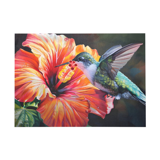 Hummingbird Garden Bliss Jigsaw Puzzle - Peatsy