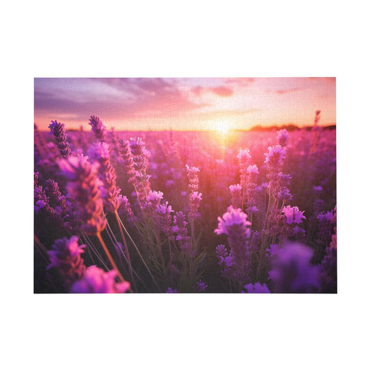 Lavender Twilight Serenity Puzzle - Peatsy