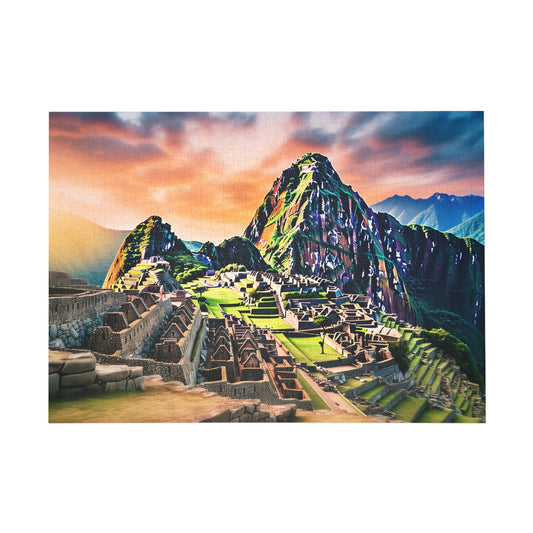 Machu Picchu Sunset Jigsaw Puzzle - Peatsy