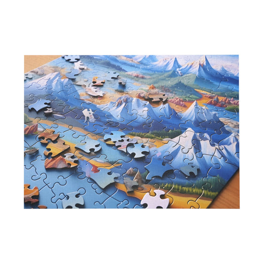 Mountain Majesty Puzzle Jigsaw Puzzle - Peatsy