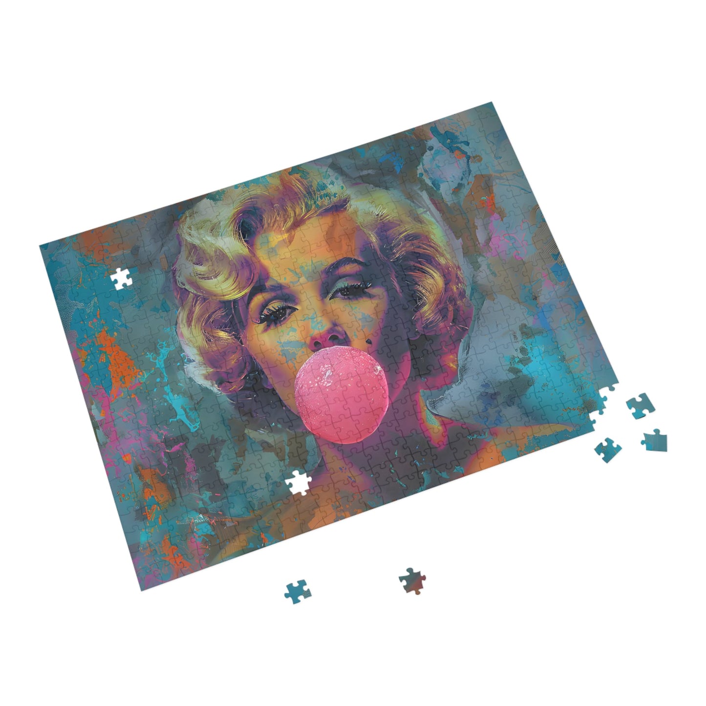 Pop Art Bubblegum Bliss Jigsaw Puzzle - Peatsy
