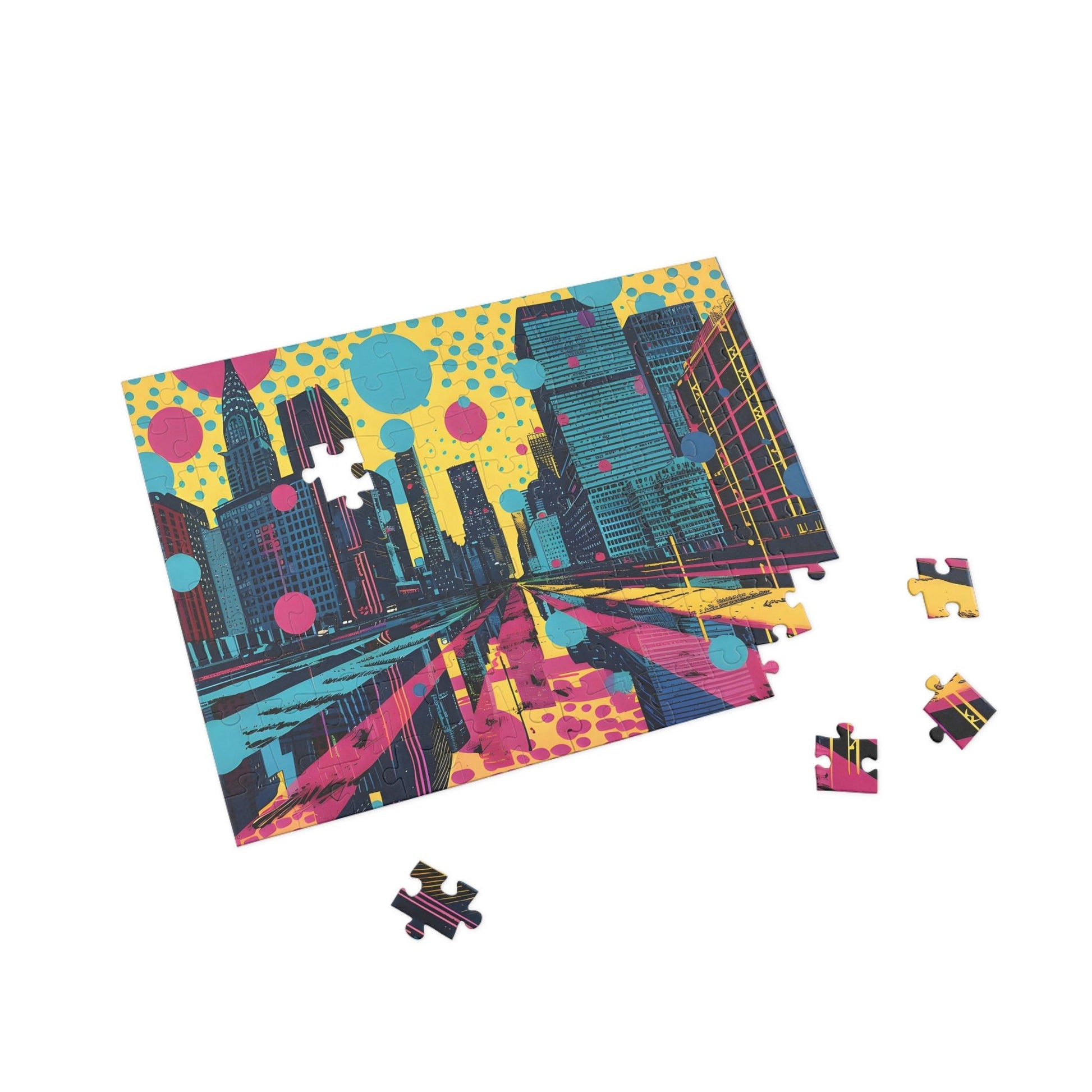 Pop Art Metropolis Adventure Jigsaw Puzzle - Puzzle - Peatsy Puzzles