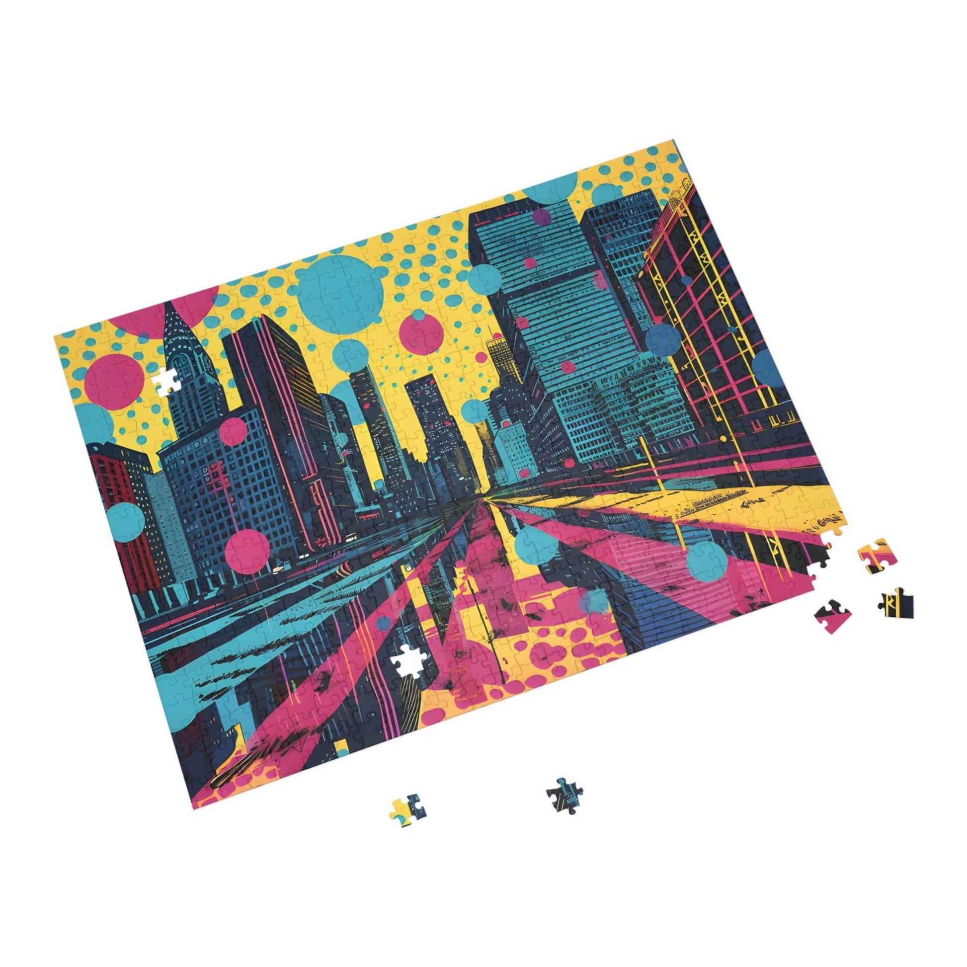 Pop Art Metropolis Adventure Jigsaw Puzzle - Puzzle - Peatsy Puzzles