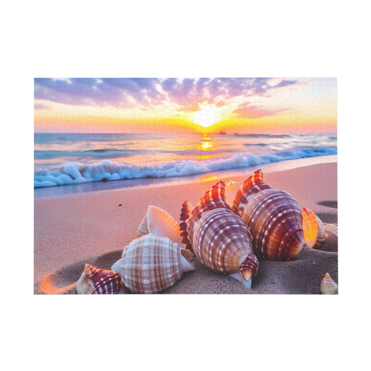Seashells By The Seashore Jigsaw Puzzle - Puzzle - Peatsy Puzzles