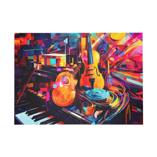 Symphony of Colors: The Vibrant Melody Jigsaw Puzzle - Peatsy