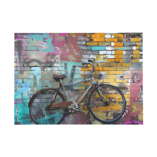 Urban Colors & Bicycle Jigsaw Puzzle - Peatsy