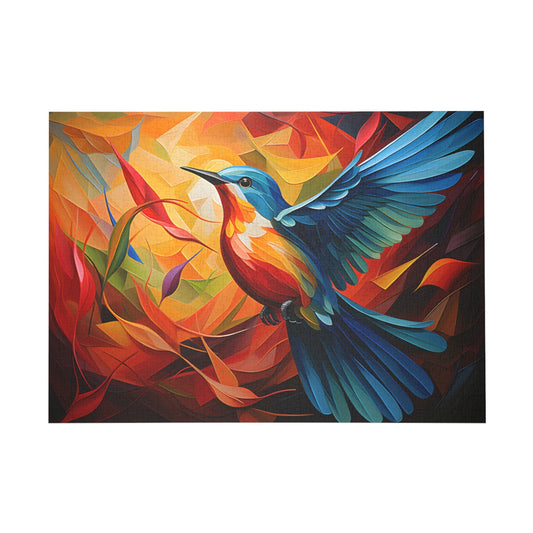 Vibrant Avian Elegance: A Symphony of Colorful Wings Jigsaw Puzzle - Peatsy
