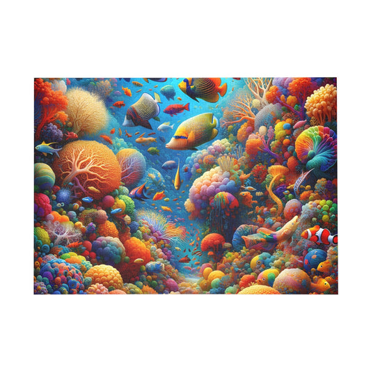 Vibrant Coral Kingdom Jigsaw Puzzle - Peatsy