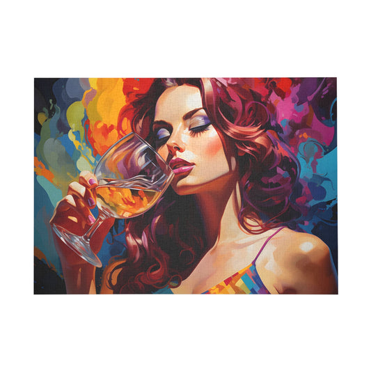 Vibrant Elegance: A Wine and Dreams Jigsaw Puzzle - Peatsy