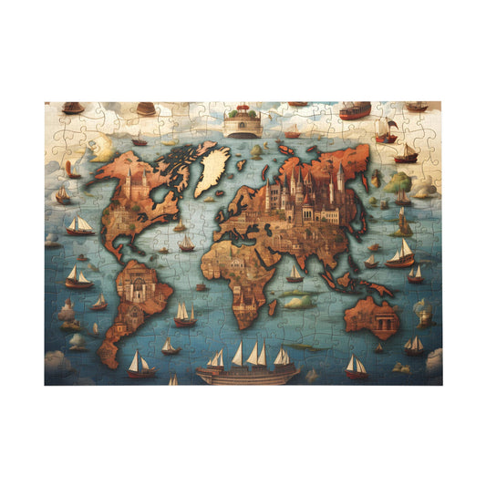 World Map Jigsaw Puzzle - Peatsy